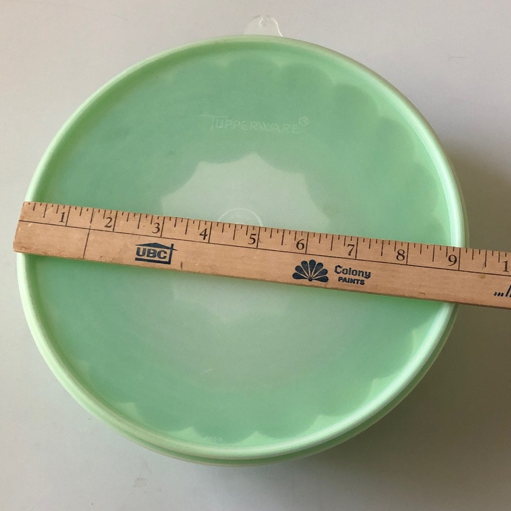Vintage Tupperware Mint Green Jel-Ring Jello Mold Set 3-Piece #1202 - Picture 11 of 12